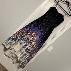 Strapless Prom Dress Floral Ombré Size 12 purchased at Camille La Vie